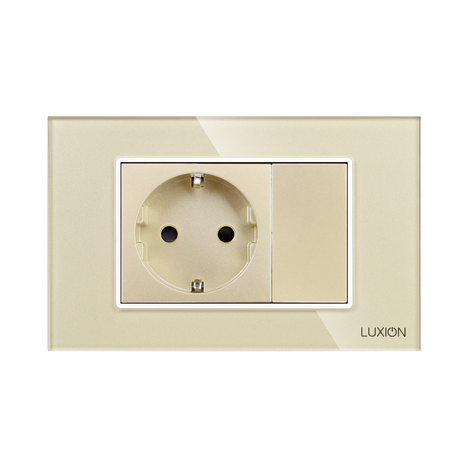 Priza Simplă și Tastă Falsă Sticlă Luxion - imagine 10