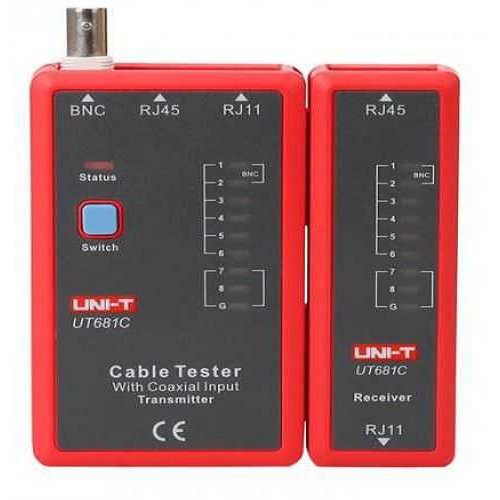 Tester Cablu RJ45, RJ11, BNC UNI-T UT681C