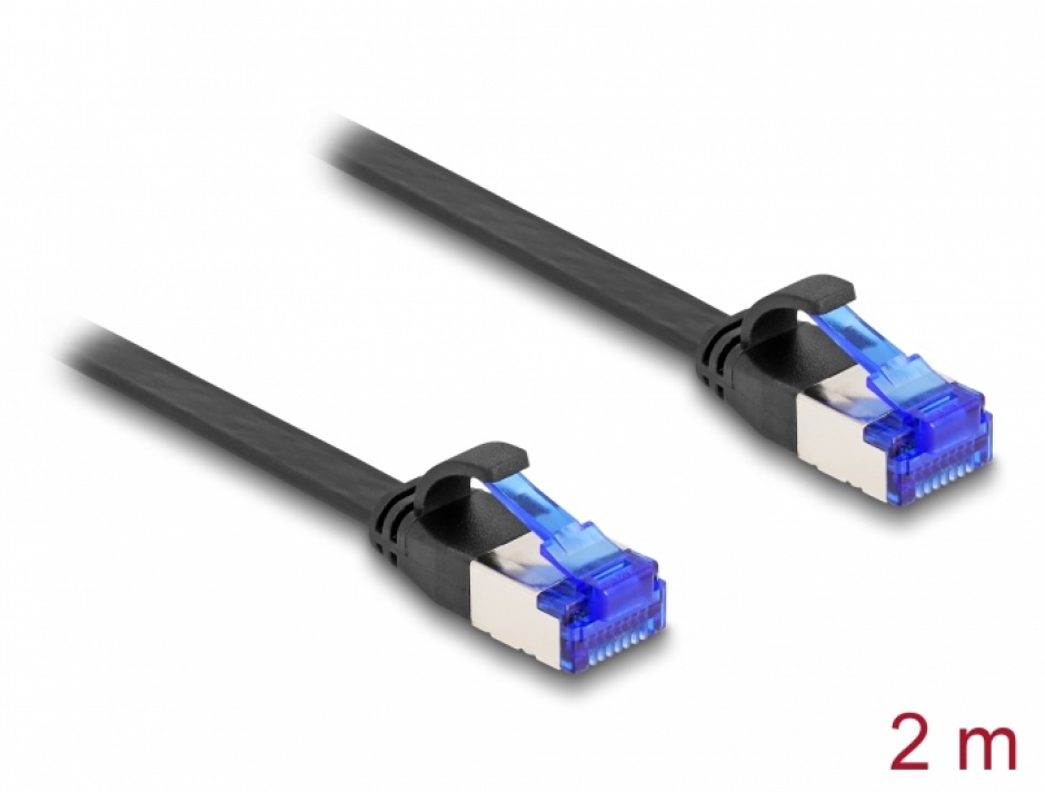 Cablu RJ45 FTP Cat.6A Flat 2m Delock