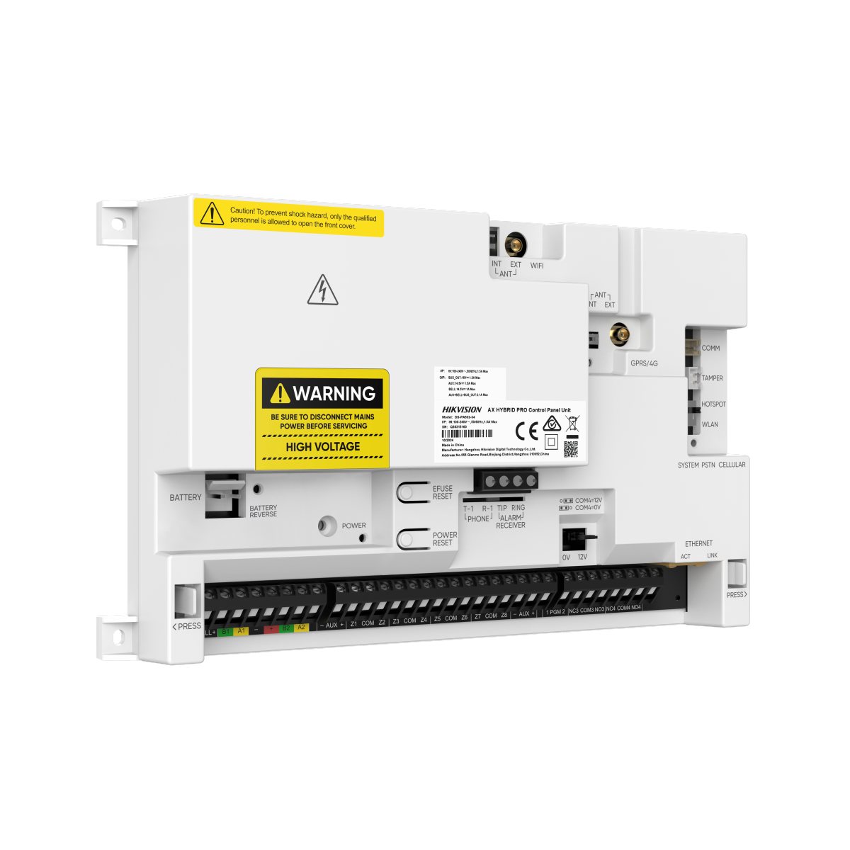 Centrala Alarma Hikvision AX Hybrid Pro 64 Zone