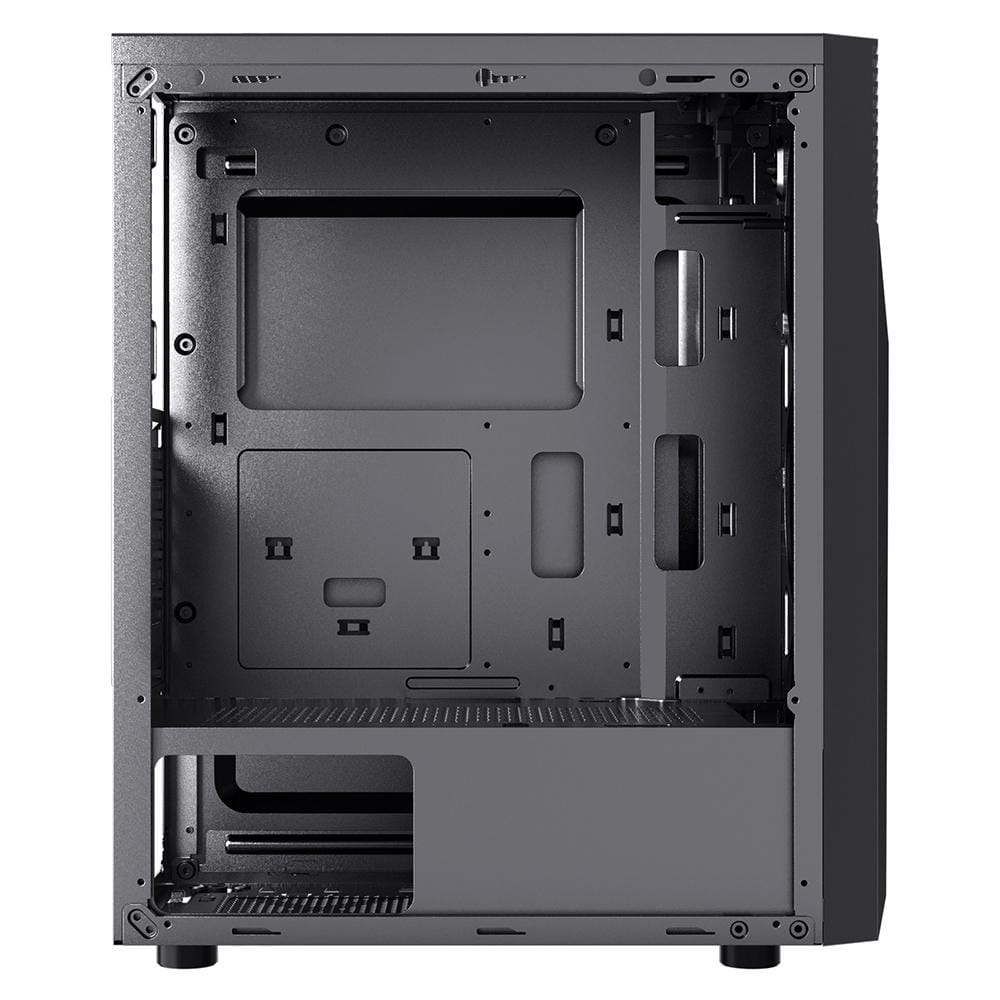Carcasa SPACER WARRIOR Mid Tower ATX Negru - Gaming - imagine 6