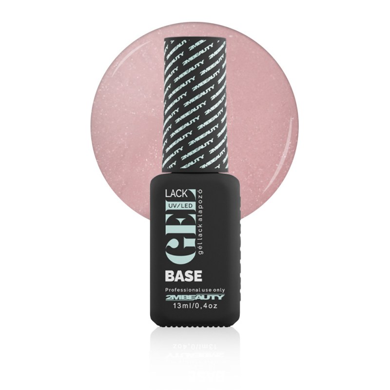 Oja Semipermanenta 2in1 Elastic Base Shimmer Nr.08 Nailshop