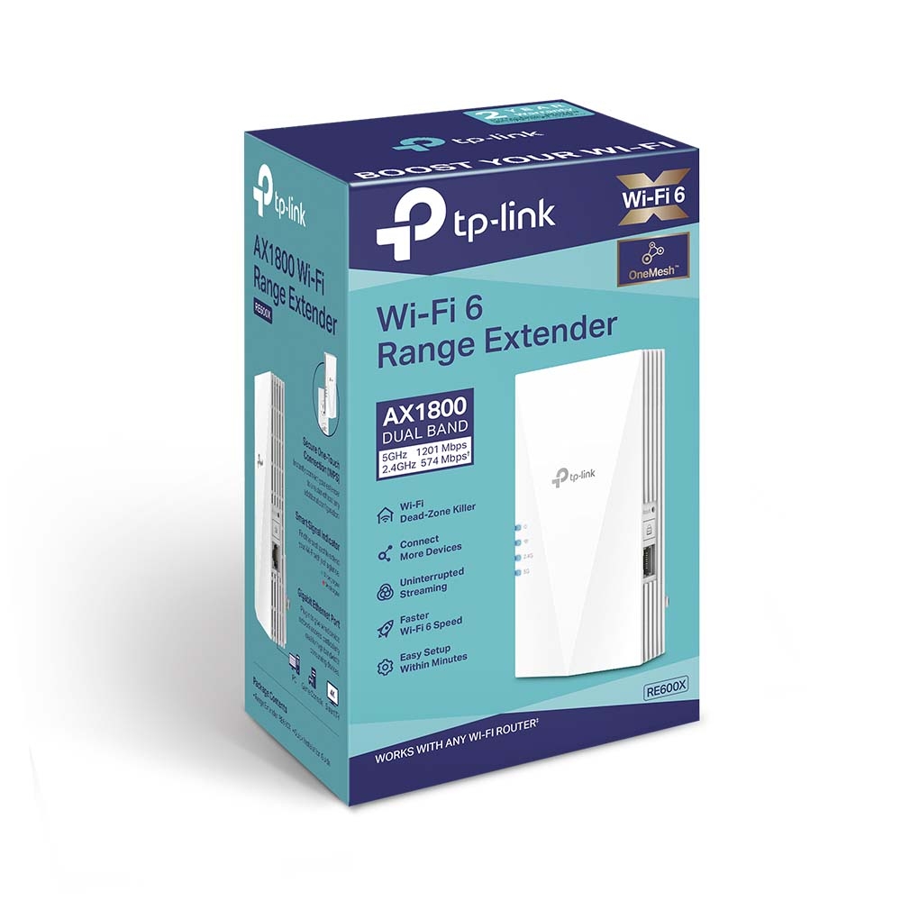 Range Extender TP-Link RE600X Wi-Fi 6 AX1800 - Semnal Puternic - imagine 5