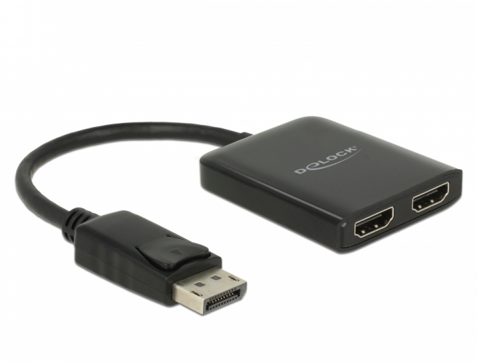 Multiplicator DisplayPort la 2x HDMI Delock