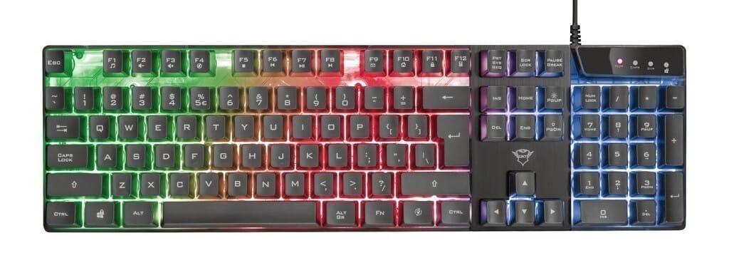 Tastatura Gaming Trust GXT 835 Azor RGB, Anti-Ghosting, Negru - imagine 2