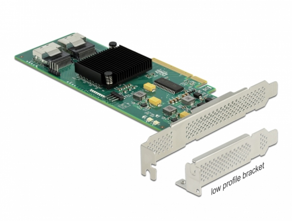 Placă PCI Express 8x SATA Intern Delock 90061