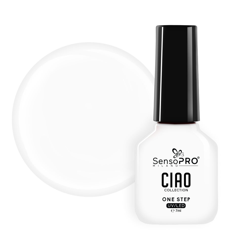 Oja Semipermanenta One Step SensoPRO White Shine 7ml