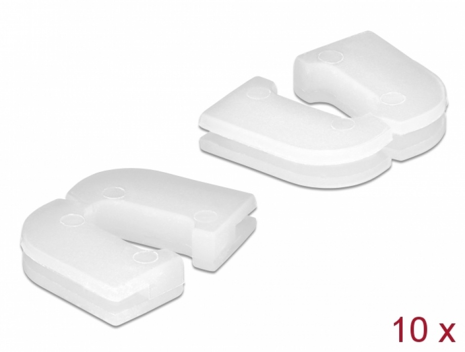 Set 10 Bucșe Protecție Cablu Delock