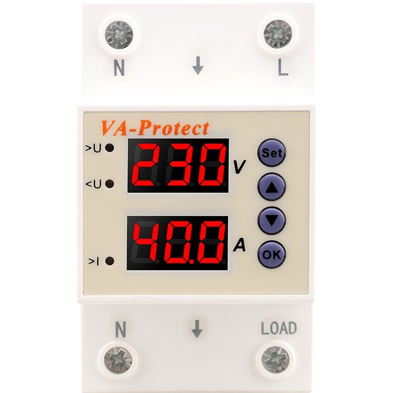 Releu Protecție Sinotimer 1-40A, Supra/Subtensiune