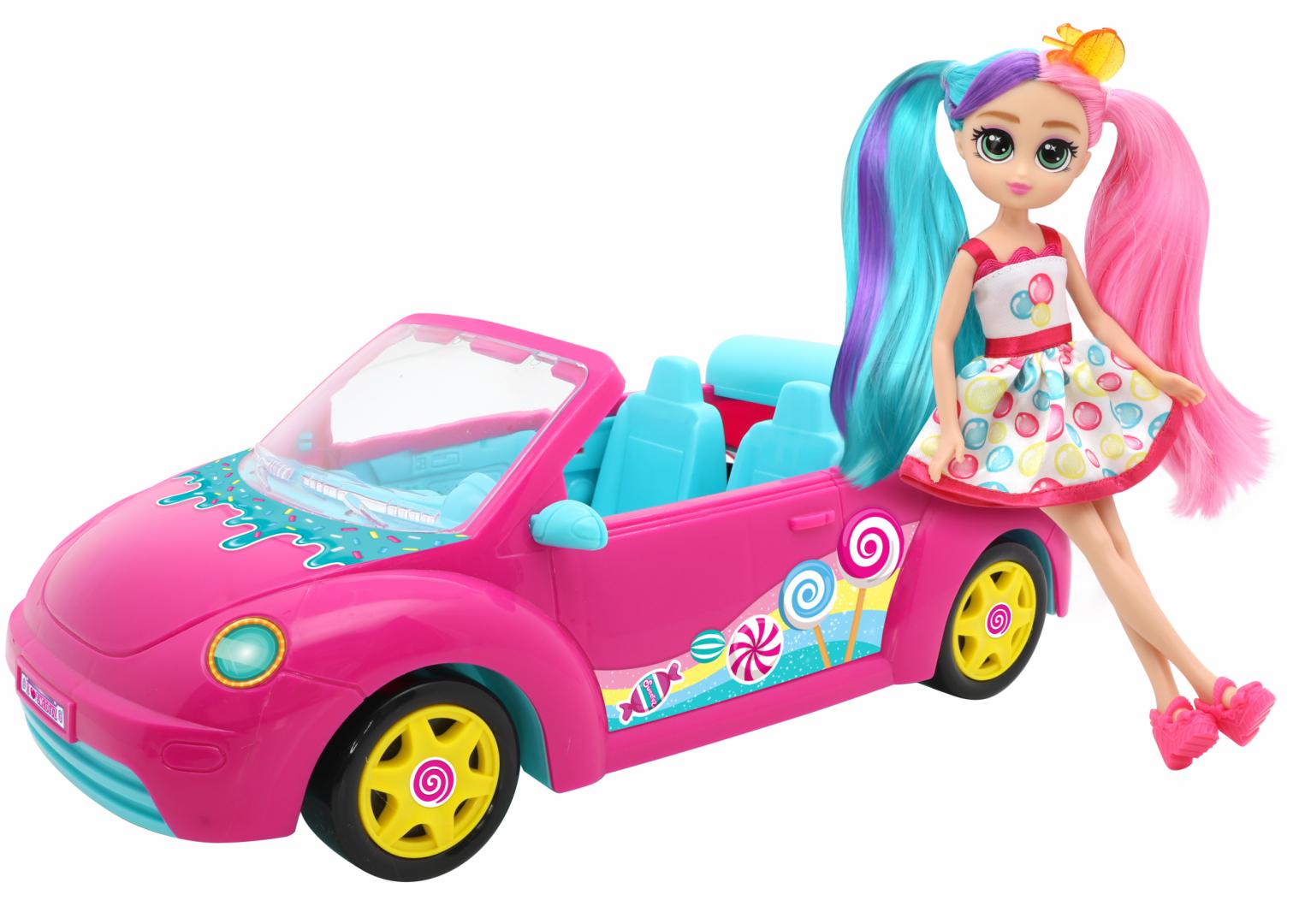 Păpușă Sweetyz cu Mașină Decapotabilă | Set Jucărie Copii - imagine 3