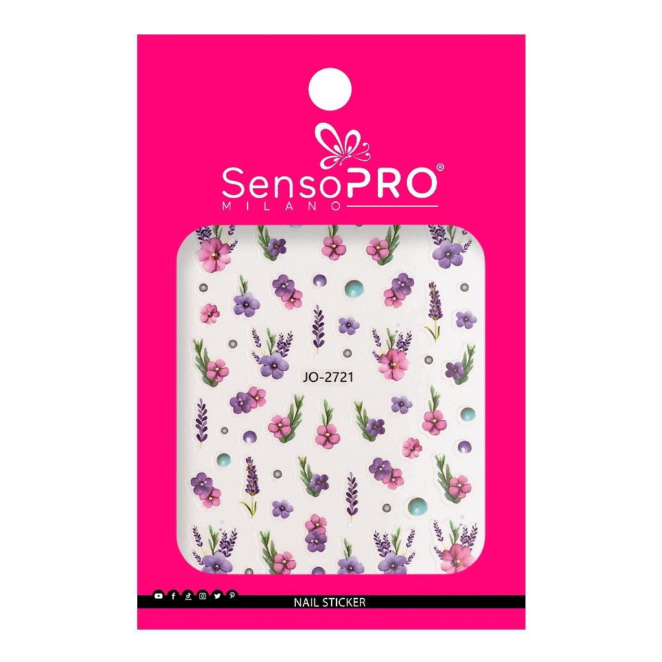 Abtibild Unghii SensoPRO Lavender Garden