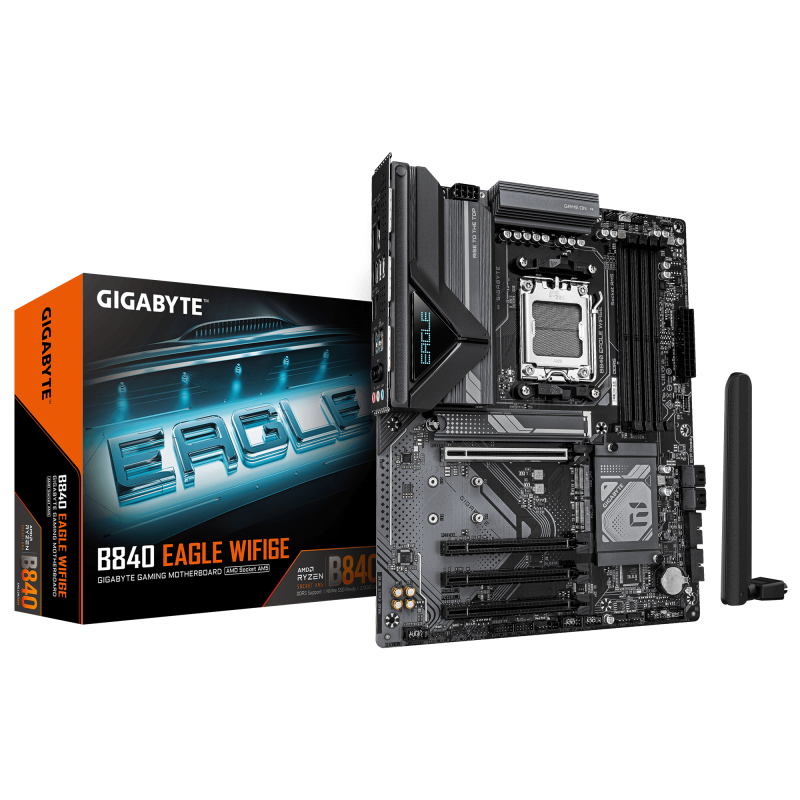 Placă de bază Gigabyte B840M EAGLE WIFI 6E AM5 mATX DDR5