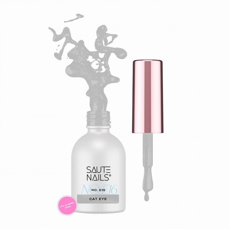 Ojă semi Saute Nails Cat Eye Effect - E16 8ml