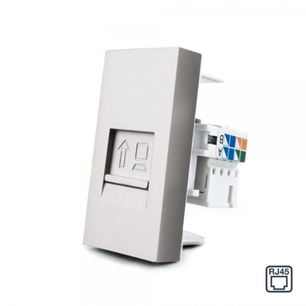 Priza Internet Livolo RJ45, 10GB/s, Montaj Sticla - imagine 6