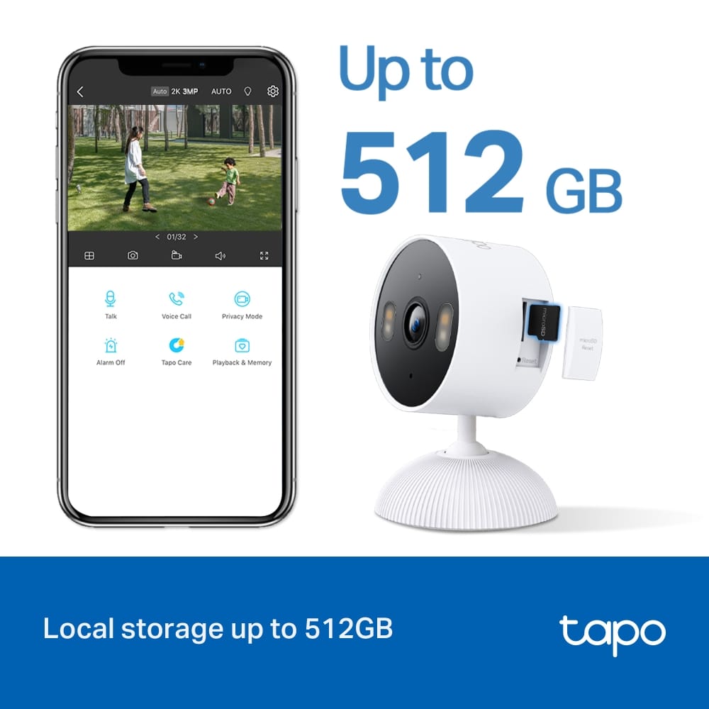 Cameră supraveghere TP-Link Tapo C113 Wi-Fi 2K IP65 - imagine 18
