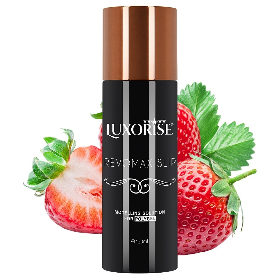 Soluție Modelare Polygel Luxorise Strawberry 120ml - imagine 2