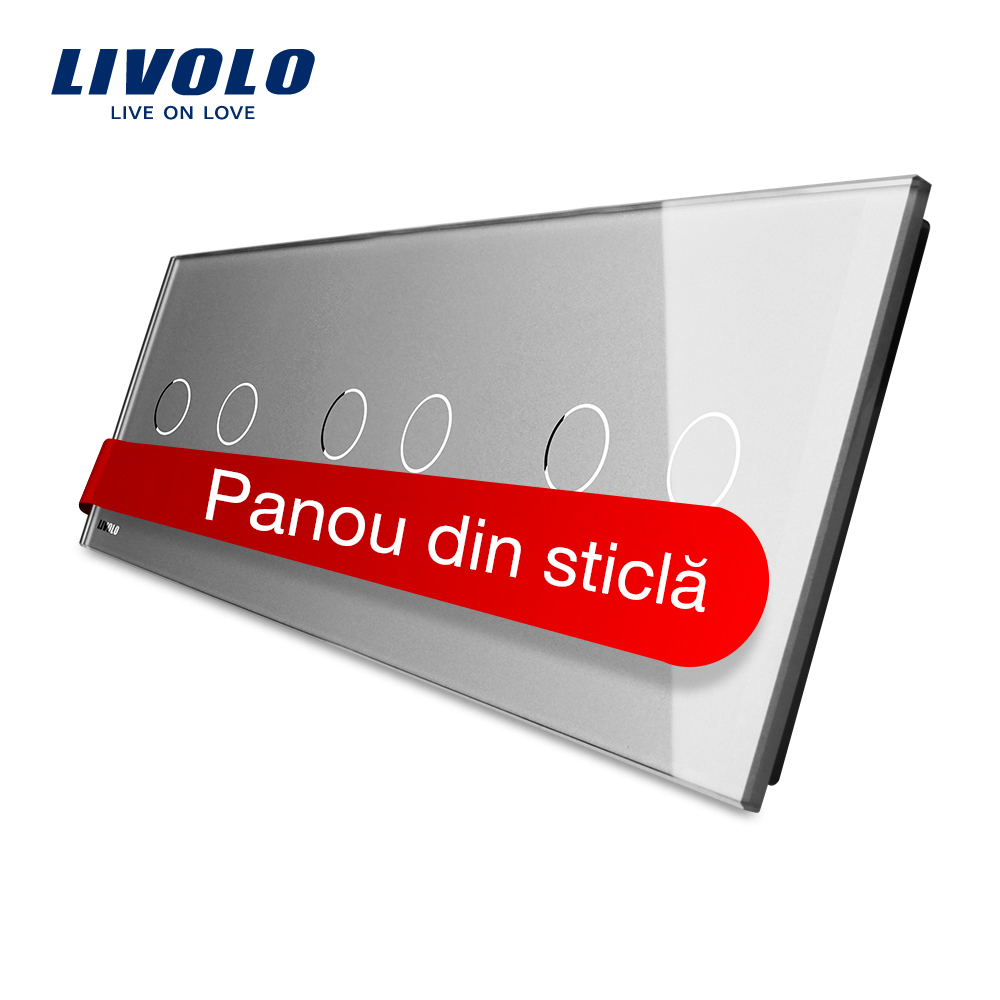 Panou Touch Livolo Sticlă, 3 Comenzi, LED - imagine 14