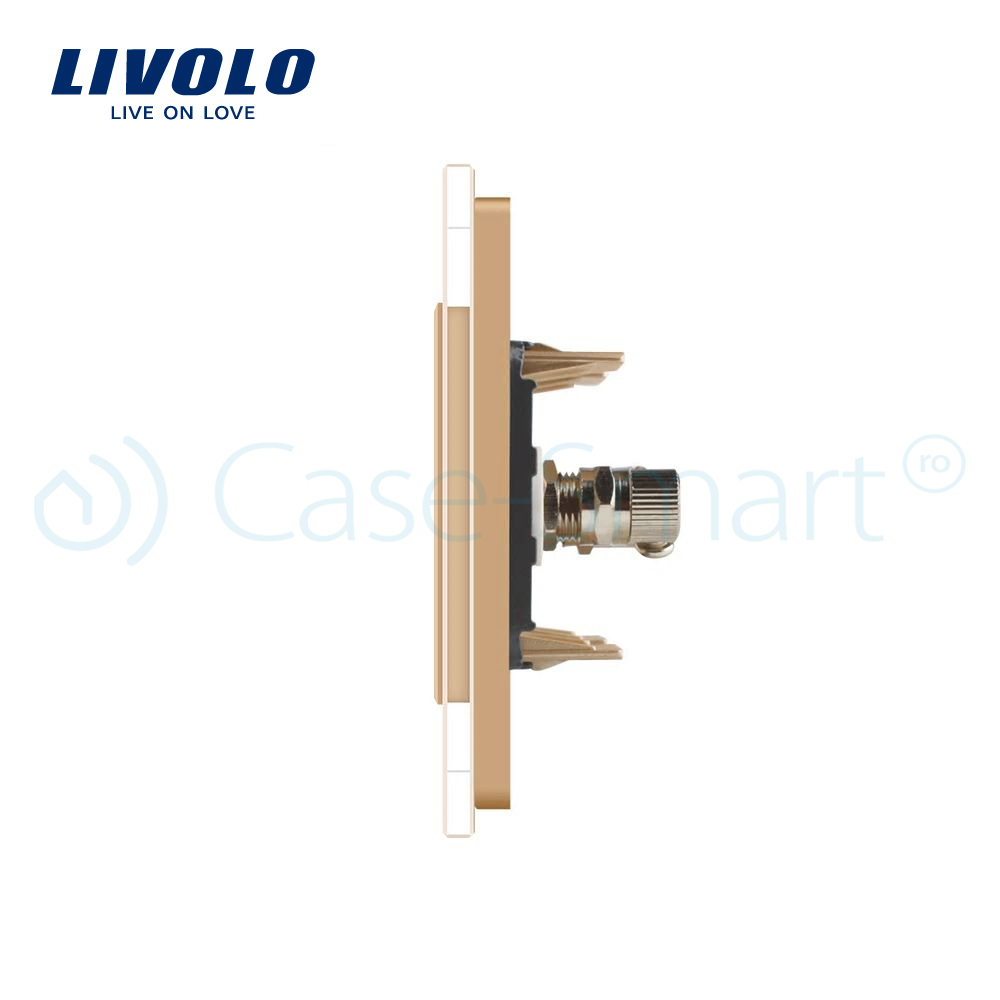 Priză TV Dublă Livolo cu Ramă Sticlă - imagine 19