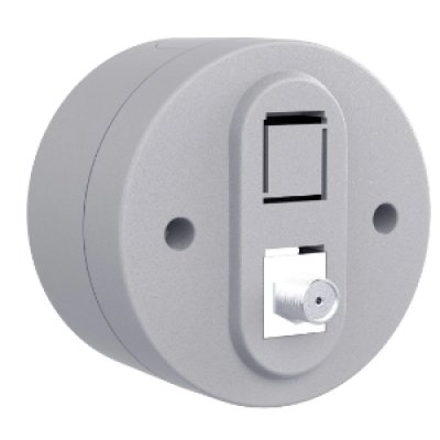 Priză TV Ovivo xOne OV00908, Tip-F, IP54, 250V