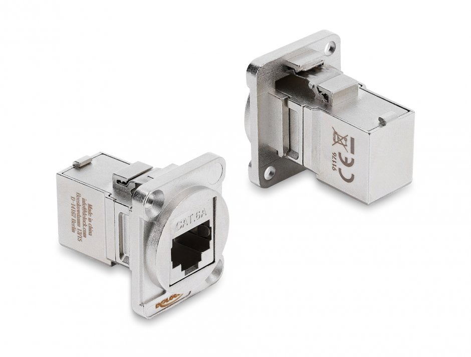 Modul D-Type RJ45 Cat.6A 90° Delock 91176