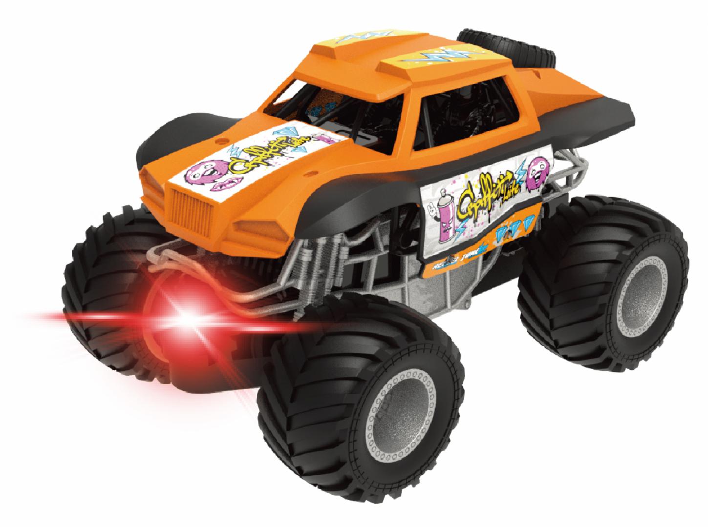 Masinuta cu Lumini, Sunete si Fricțiune 19cm - Cevodle