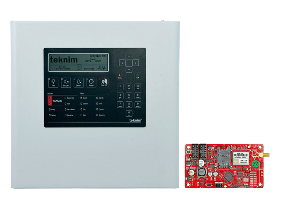 Centrala incendiu adresabilă Teknim TFP-1214 cu modul 4G