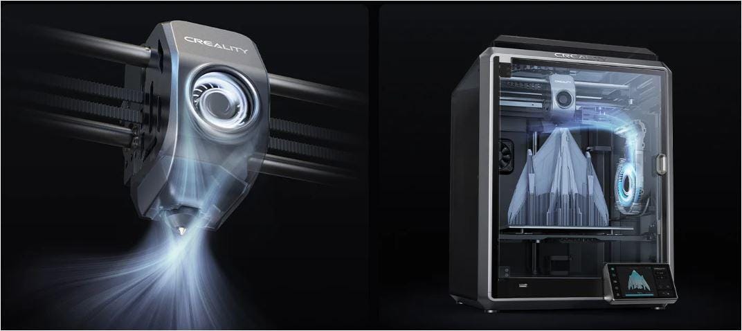 Imprimanta 3D Creality K1 - Viteză 600mm/s, Auto Leveling - imagine 4