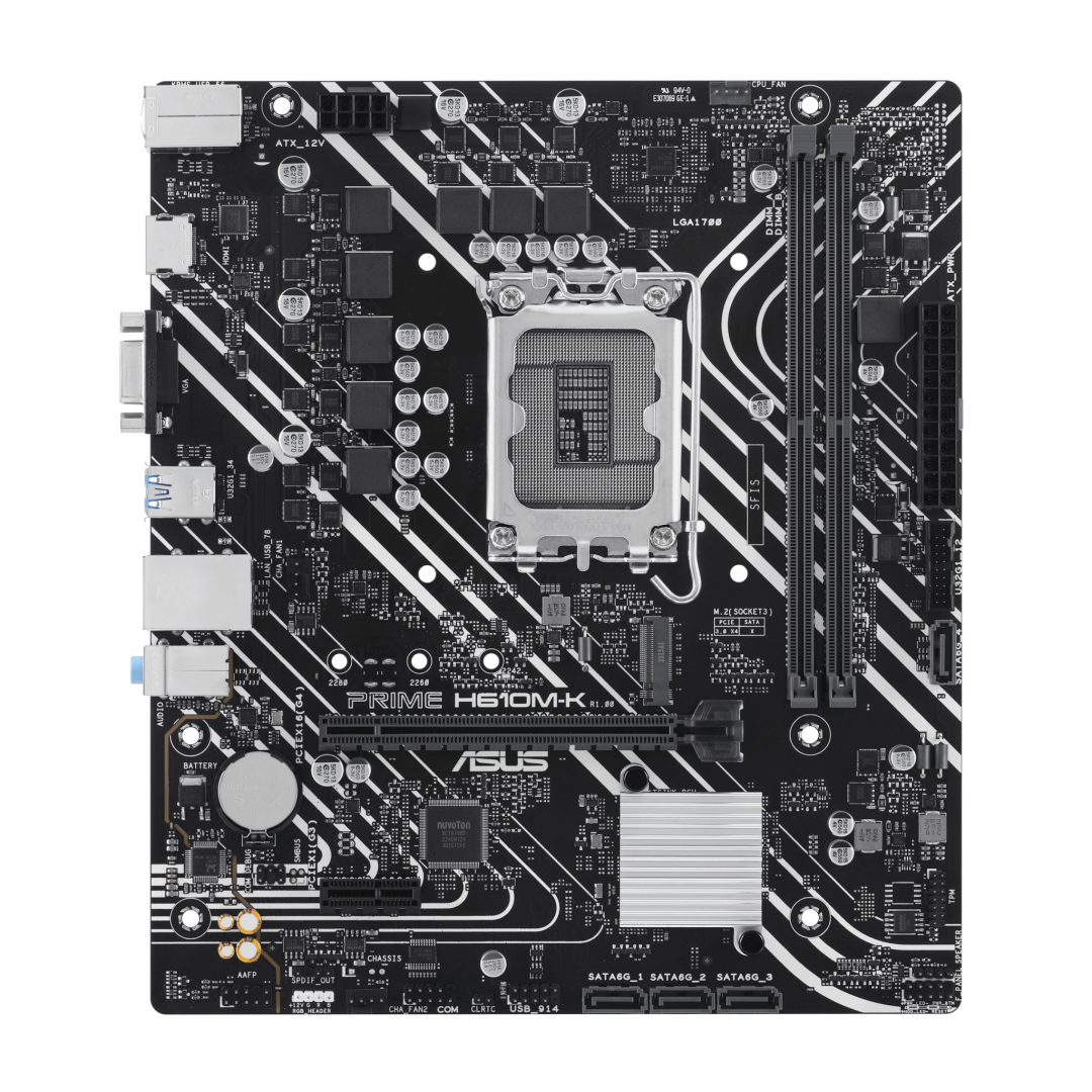 Placa de Baza ASUS PRIME H610M-K LGA1700 mATX DDR5 - imagine 2