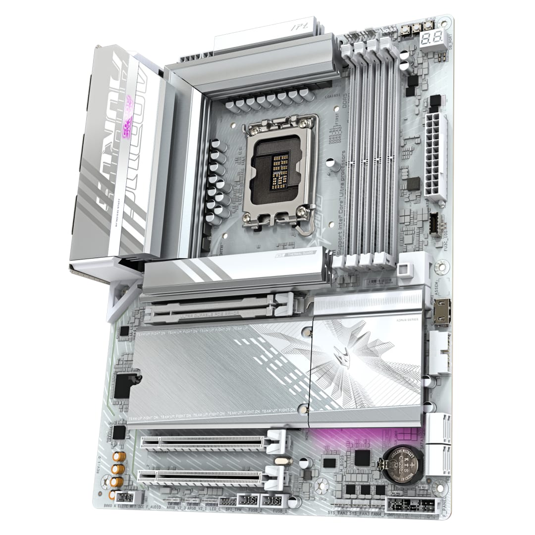 Placă de bază Gigabyte B860 AORUS ELITE WIFI7 ICE LGA1851 - imagine 5