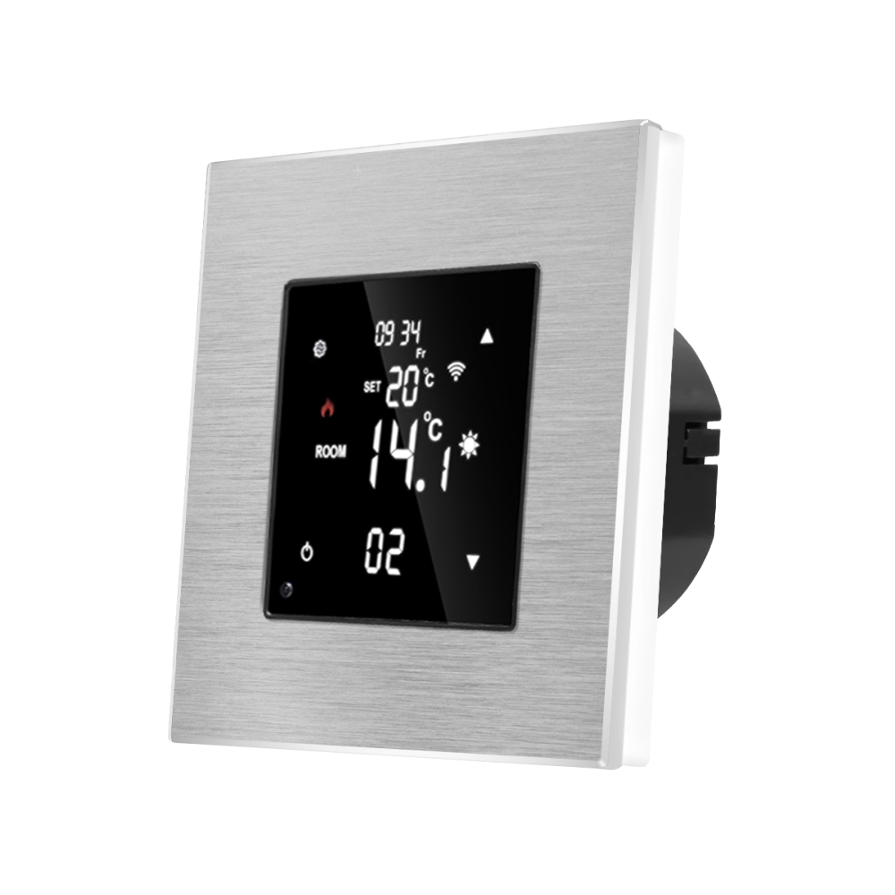 Termostat Wi-Fi Luxion cu Rama Aluminiu