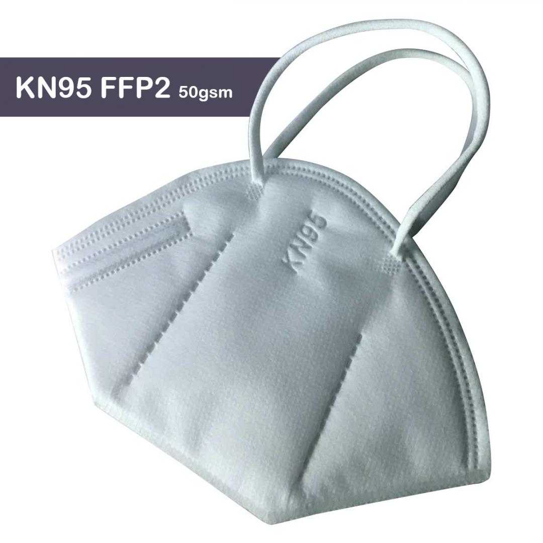 Măști FFP2 KN95 4-straturi Design 3D - 5 bucăți | Protecție 95%