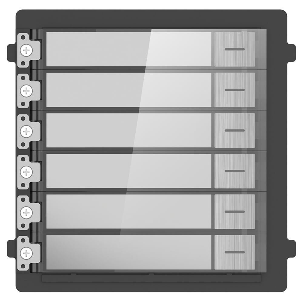 Modul Extensie HIKVISION DS-KD-KK/S 6 Butoane - Videointerfon - imagine 2