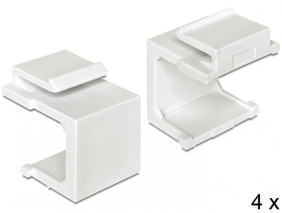 Protectie Keystone Alba 4buc Delock