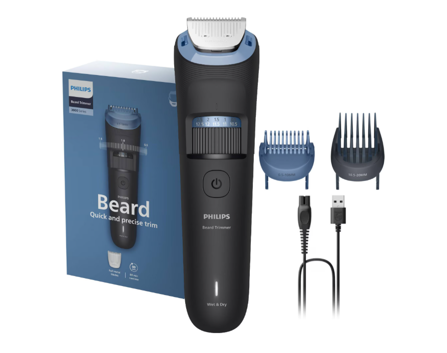 Aparat de Tuns Barba Philips BT3660/15 - 40 Setări, Lame Metalice