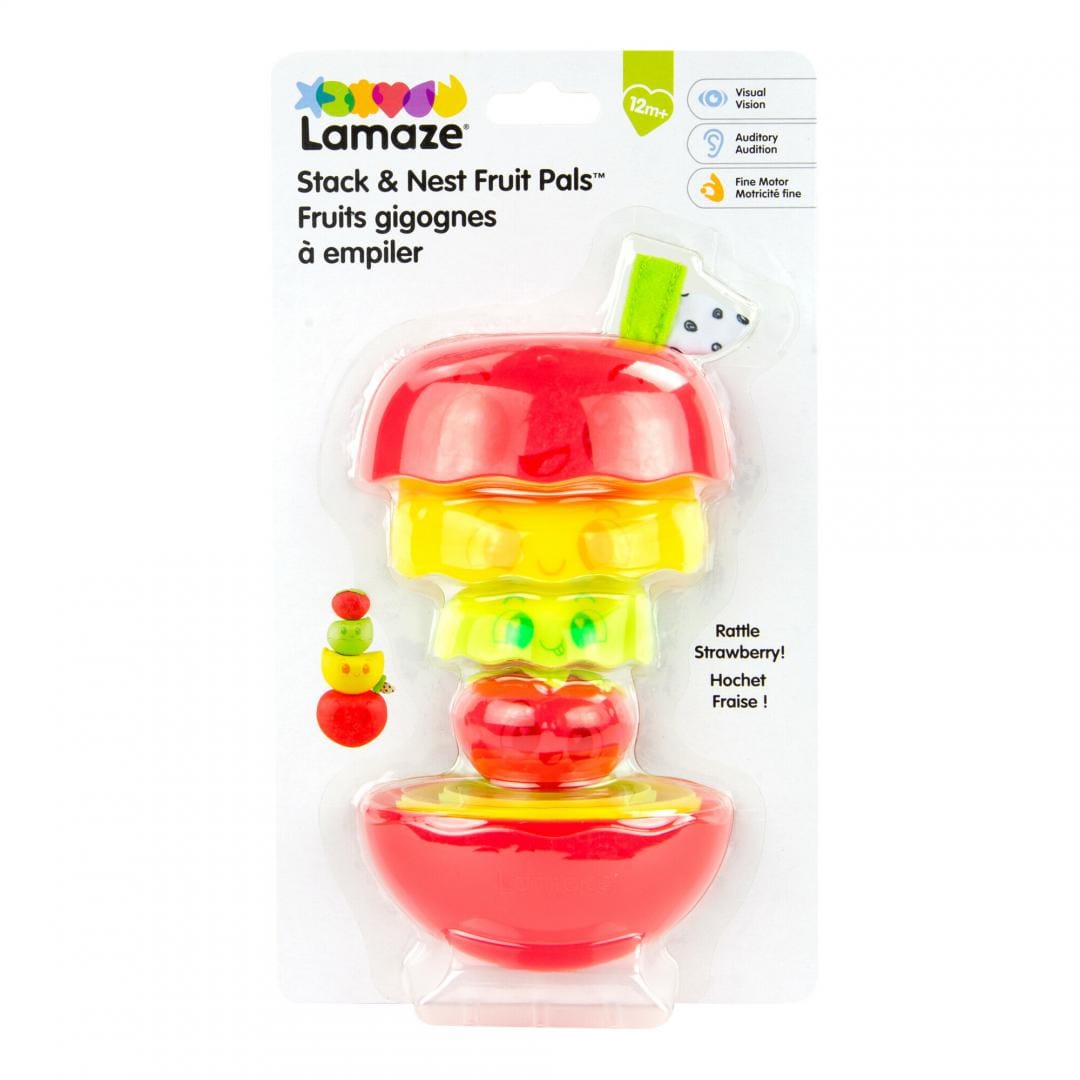 Jucarie de Stivuire Fructe Lamaze - Dezvolta Motoria Fina - imagine 6