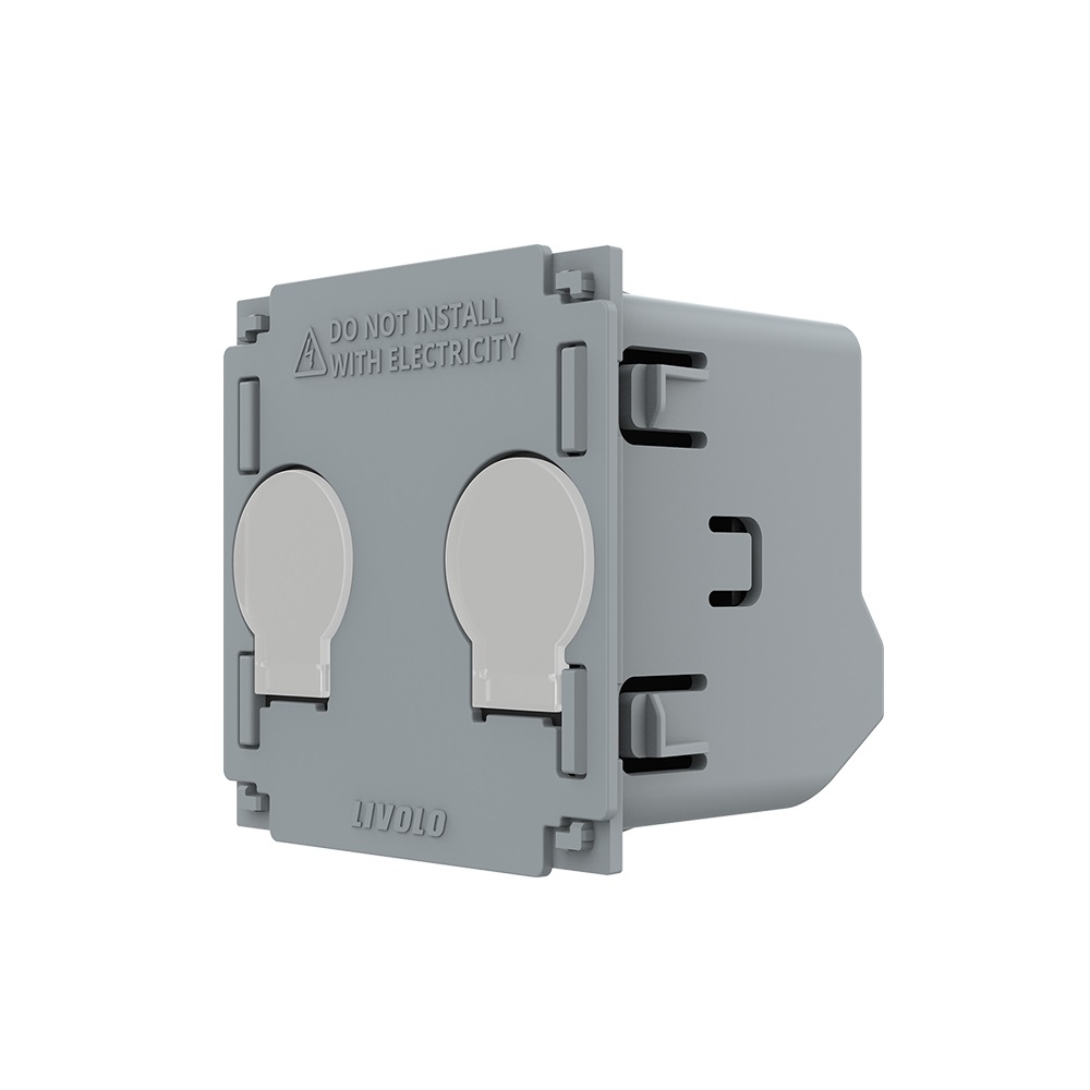Modul întrerupător dublu wireless Livolo cu touch - imagine 1