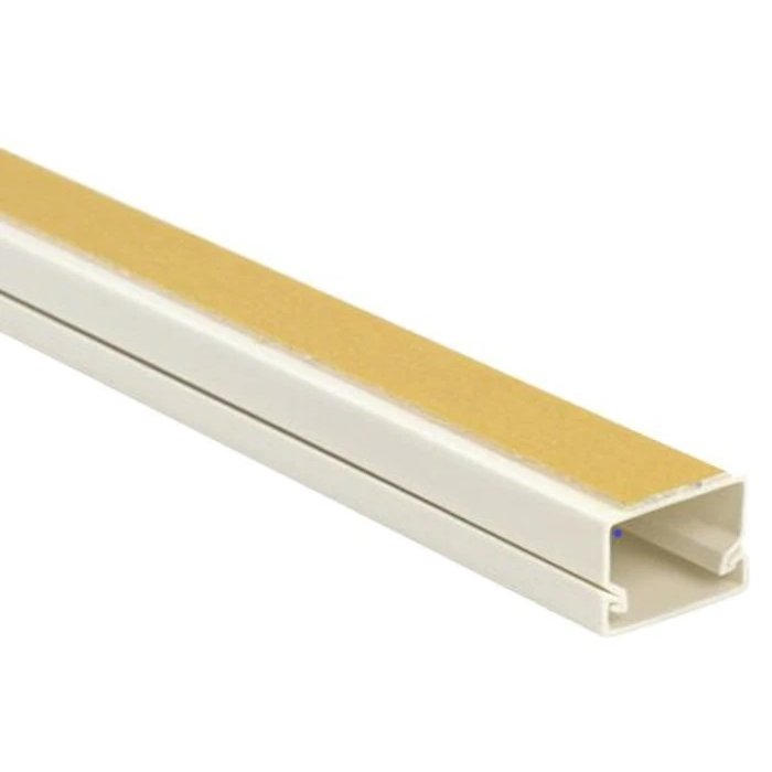 Bara canal cablu PVC 2m, 40x25mm, Alb
