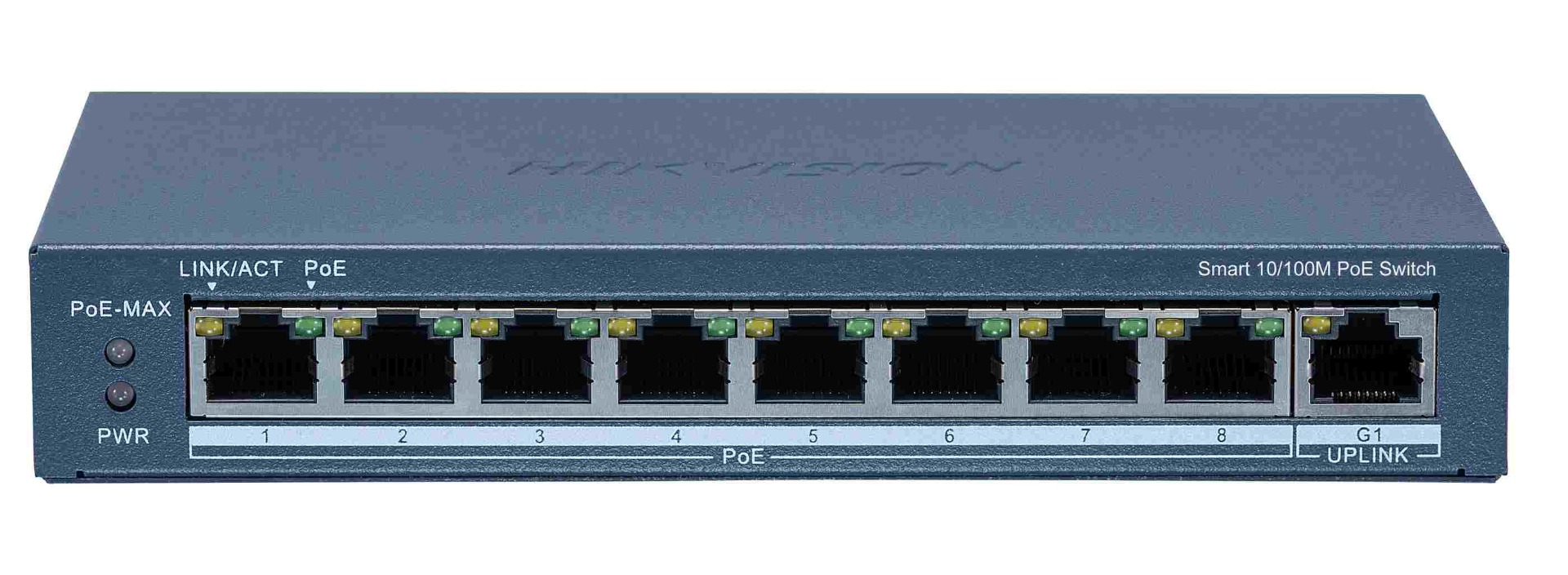Switch Hikvision 8 Porturi PoE 110W
