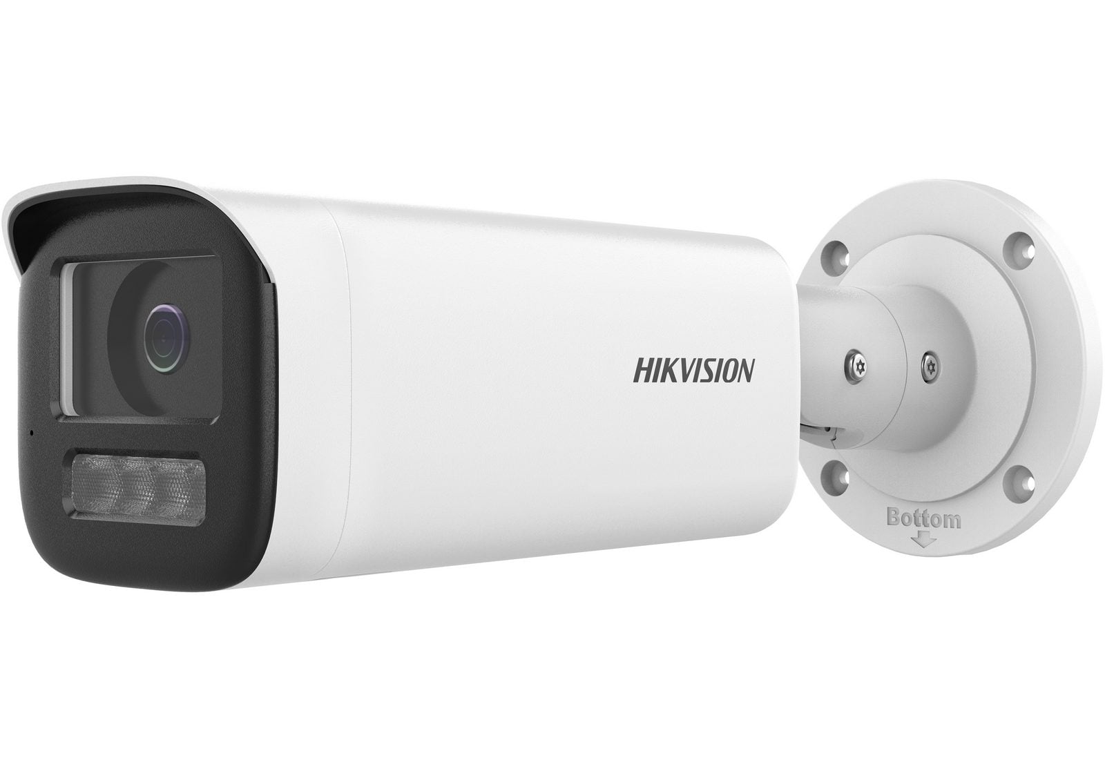 Cameră IP Hikvision 4MP, Iluminare Duală, Audio, PoE, IP67