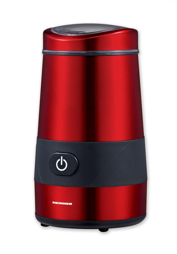 Rășnită Electrică Heinner HCG-200RED, 200W, Inox, Roșu