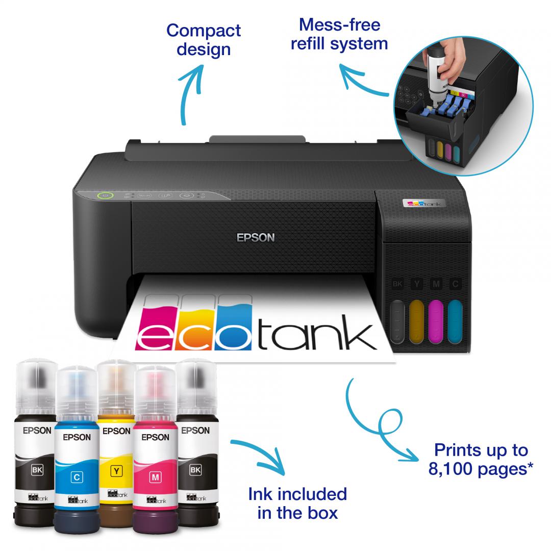 Imprimanta Epson L1270 Ecotank WiFi - 33ppm, CISS, A4 - imagine 2