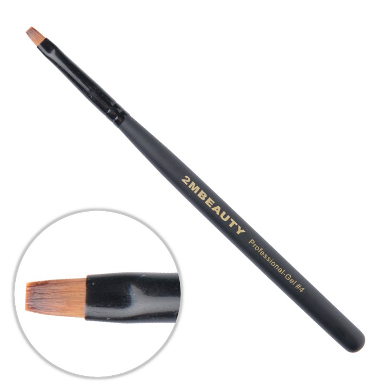 Pensula Gel 2M Black Beauty Nr.4