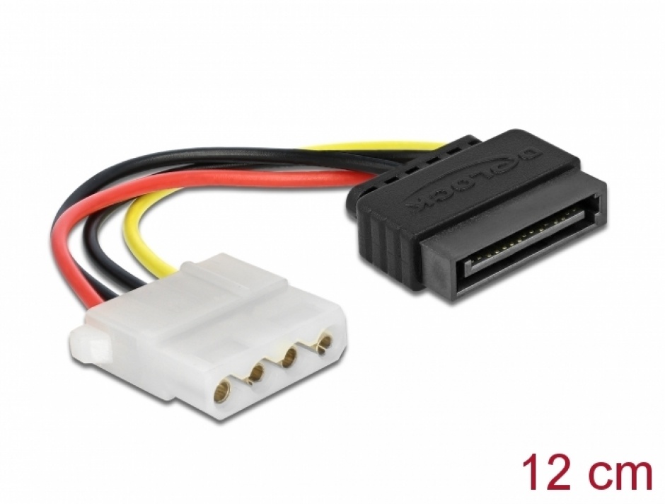 Adaptor SATA la Molex Delock, 12cm