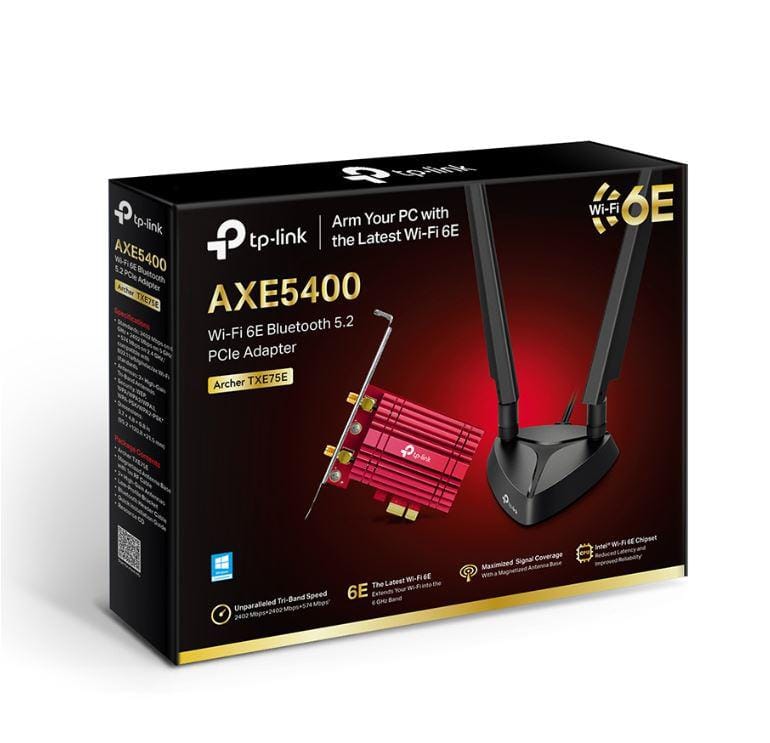 Adaptor WiFi 6E TP-Link Archer TXE75E AX5400 PCI-E cu Bluetooth 5.2 - imagine 5