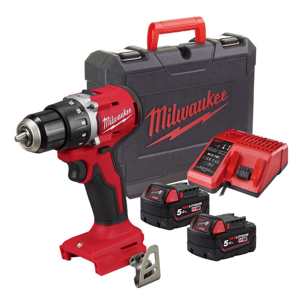 Masina de gaurit Milwaukee M18 BLDDRC-502C 60.5Nm