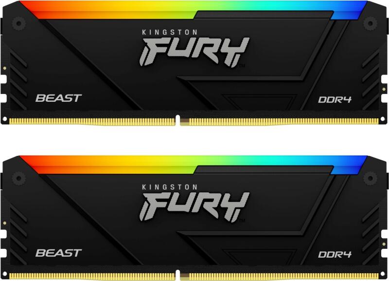 Memorie Kingston DDR4 16GB (2x8GB) 3200MHz RGB Fury Beast - imagine 2