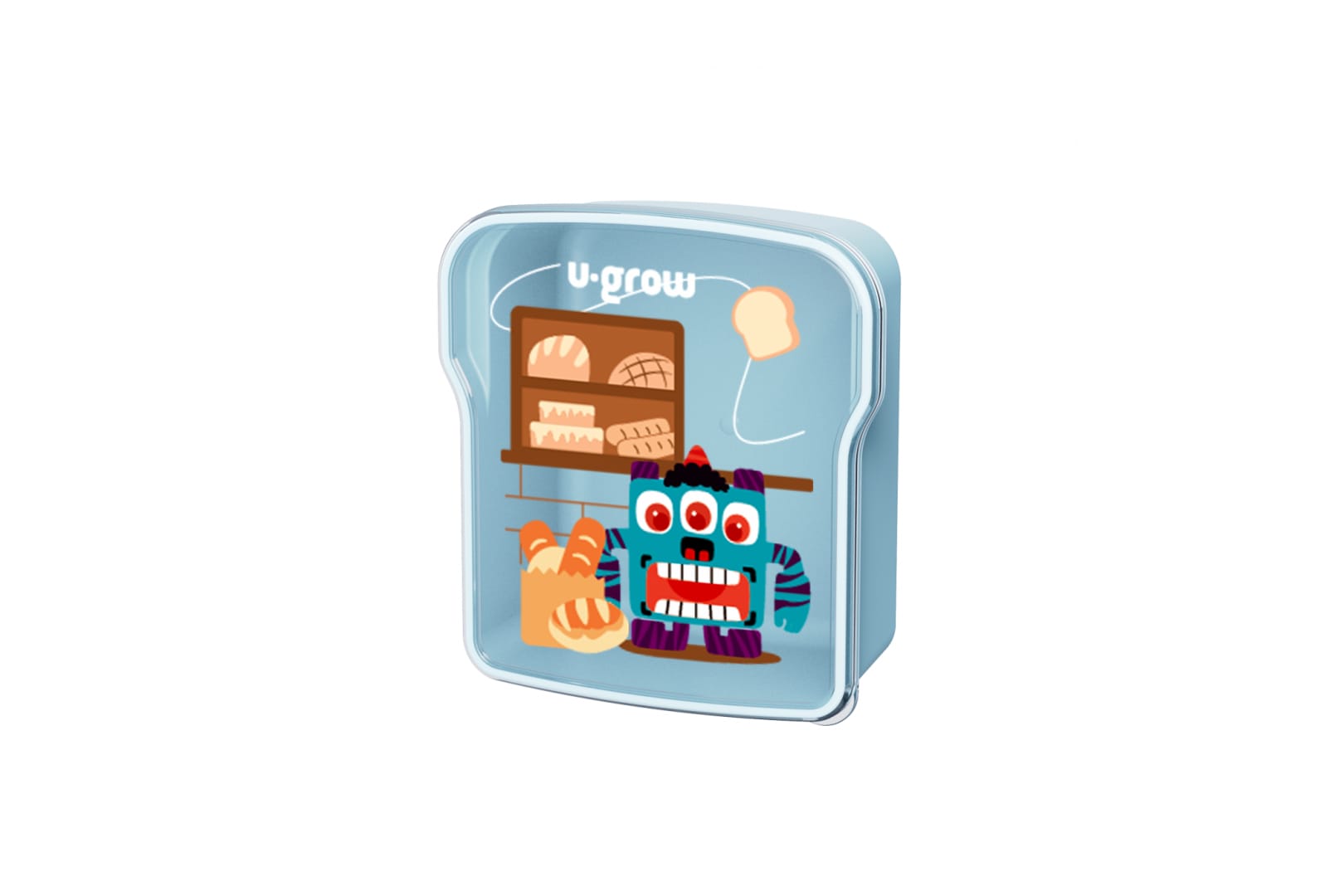 Set 3 Caserole Copii U-Grow 300ml - Fără BPA, Multicolor - imagine 4