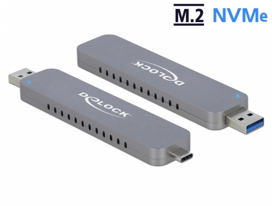 Rack Extern M.2 NVMe Delock USB 3.2 Gen 2