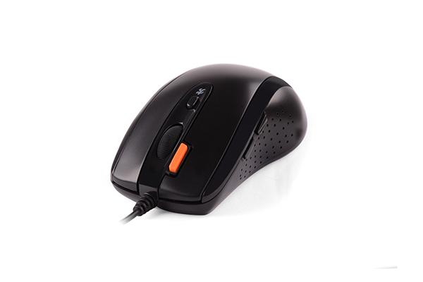 Mouse A4Tech N-70FX-BK optic USB 1600 DPI 7 butoane negru - imagine 5