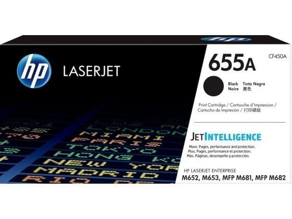 Toner Original HP 655A CF450A Negru 12.500 Pagini - imagine 2